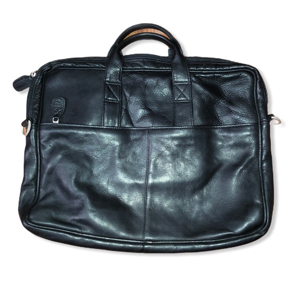 frye leather briefcase